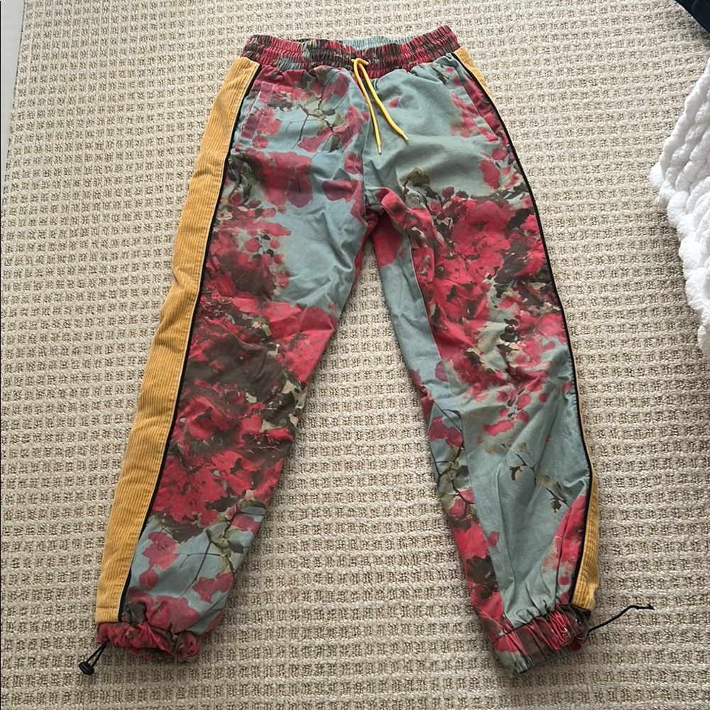 Floral Kids Bottoms with Yellow Accents